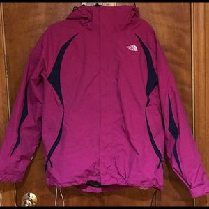 The North Face Pink Hyvent 3-in-1 Jacket